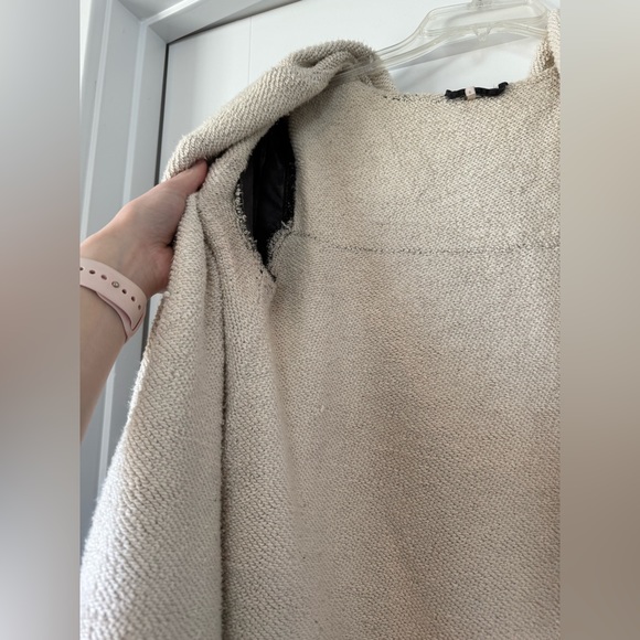 Free People Oversized Utility Jacket with Hood in Grey, Size Small - Picture 6 of 10